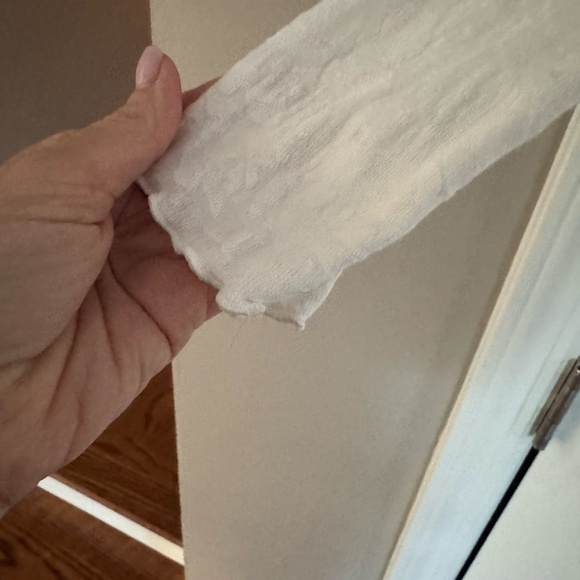 Nic & Zoe Ivory Collared Shirt  Size Medium - Picture 4 of 7